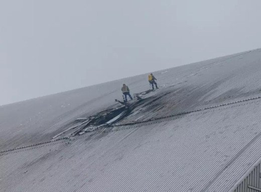 Триває ліквідація наслідків удару дрона по Арці Нового Безпечного Конфайнменту на ЧАЕС Триває ліквідація наслідків удару дрона по Арці Нового Безпечного Конфайнменту на ЧАЕС