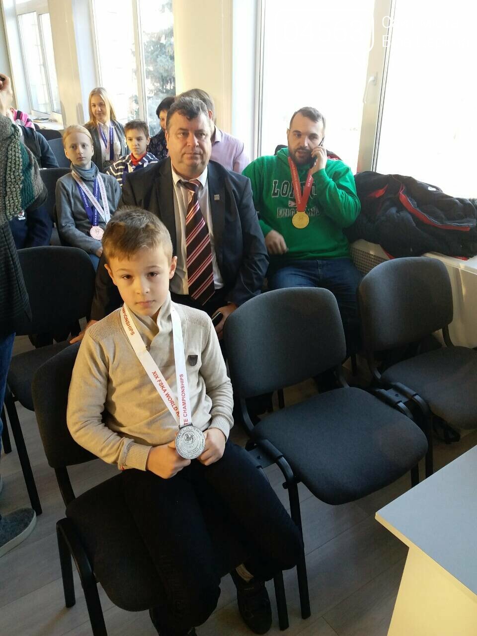 Міський голова відзначив нагородами білоцерківських спортсменів, які привезли медалі з Англії Міський голова відзначив нагородами білоцерківських спортсменів, які привезли медалі з Англії