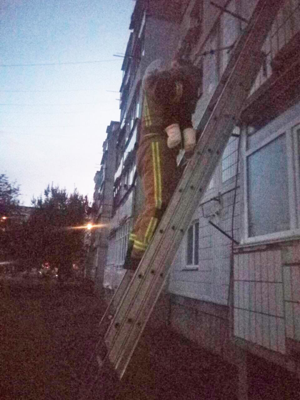 Білоцерківщина: під час пожежі у квартирі вогнеборці врятували 6-ти місячне немовля Білоцерківщина: під час пожежі у квартирі вогнеборці врятували 6-ти місячне немовля