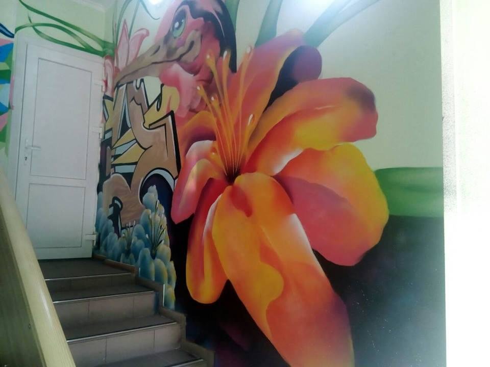 Дитячо-юнацький клуб «Юність» у Білій Церкві оформили молоді художники Дитячо-юнацький клуб «Юність» у Білій Церкві оформили молоді художники