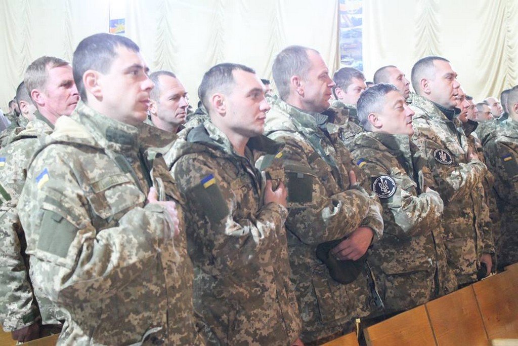 У Білій Церкві привітали бійців з Днем збройних сил України У Білій Церкві привітали бійців з Днем збройних сил України